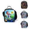 Super Mario Kids Insulated Lunch Bag Durable Oxford School Travel Picnic Bag