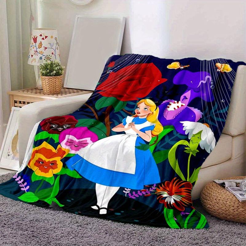 1pc, Enchanted Garden Adventure Blanket - Perfect for All Seasons, Home Decor, Cozy Throw, Soft Flannel Throw Blanket - Versatile & Cozy for