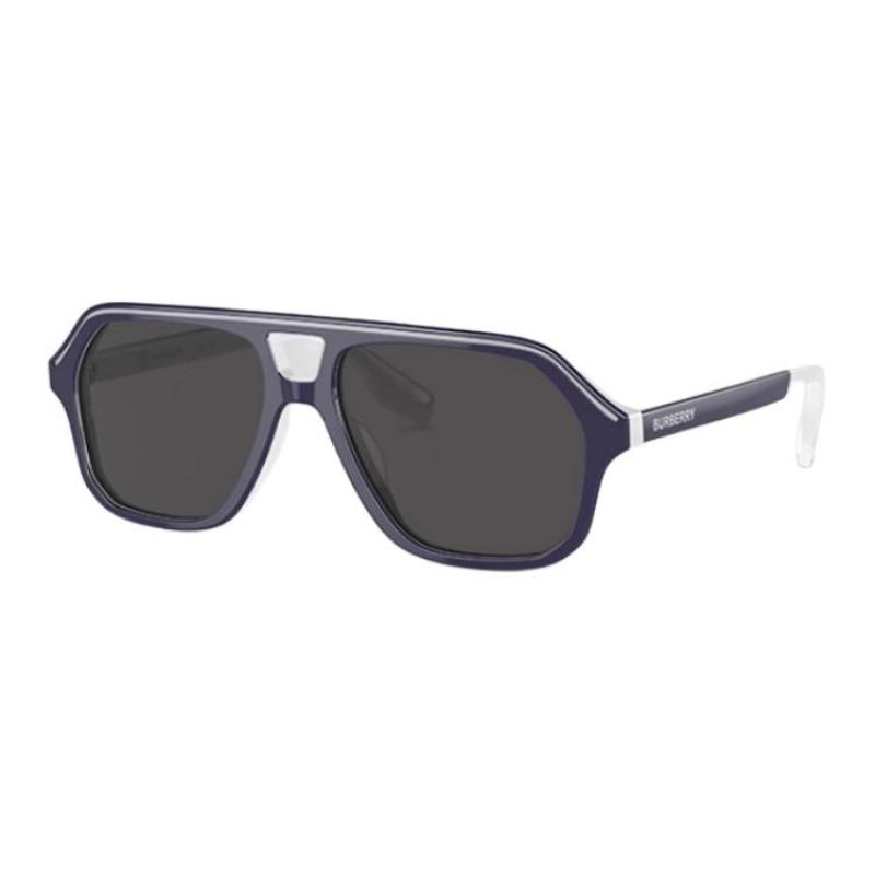 Burberry Temples Are Engraved with the Brand's Logo Acetate Aviator Sunglasses Children's Blue