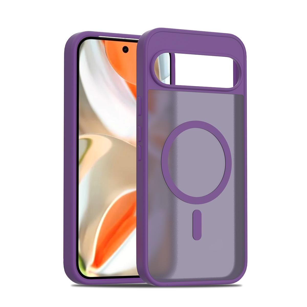 

Armor Translucent Matte For Magsafe Magnetic Case For Google Pixel 10 9 Pro XL 10 9 Pro 10A 9A Wireless Charge Candy Slim Cover For Pixel 9A
