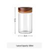 Food Grade Sealed Glass Storage Jar for Tea, Coffee & More