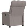 Electric Massage Chair Taupe Fabric