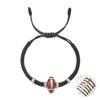 New Basketball Football Baseball Rugby Tennis Bracelet Handmade Adjustable Weaven Braclet Unisex Ball Enthusiasts Joias