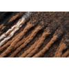 Autumn Winter Imitation Mohair Color Block Plaid Thick Fringe Scarf Shawl