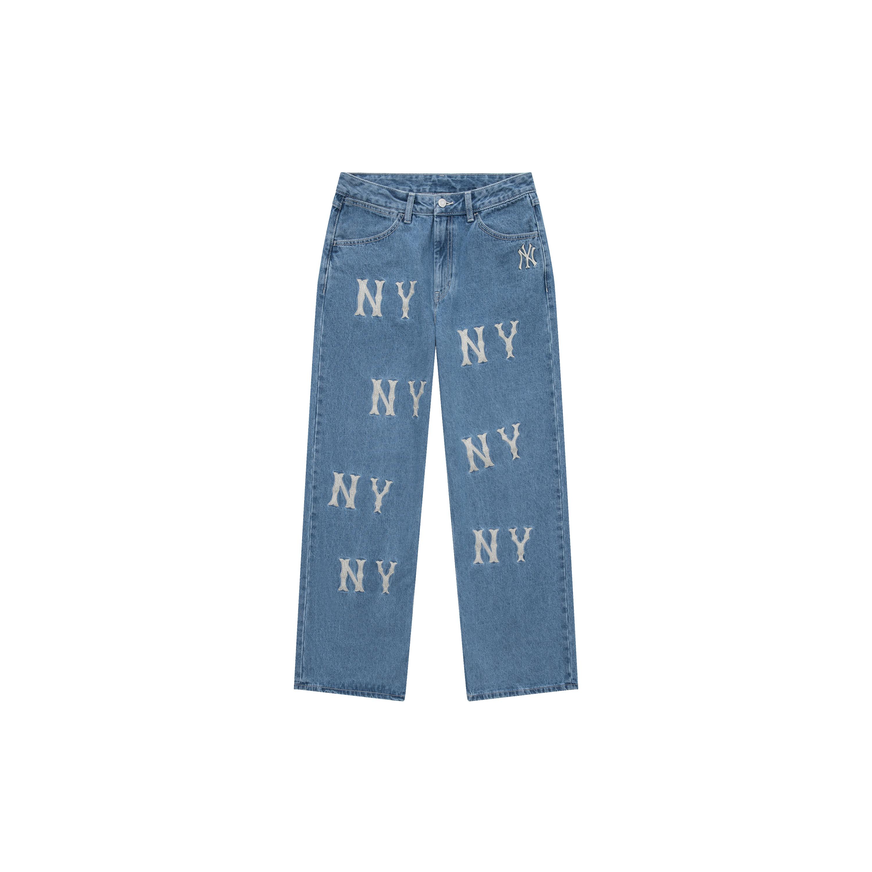 

New MLB New York Yankees Jeans Women s Blue 3FDPB0131-50INS S