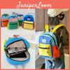 Schulrucksack für Kinder aus atmungsaktivem Nylonmaterial mit Farbblock-Design für Vorschulkinder