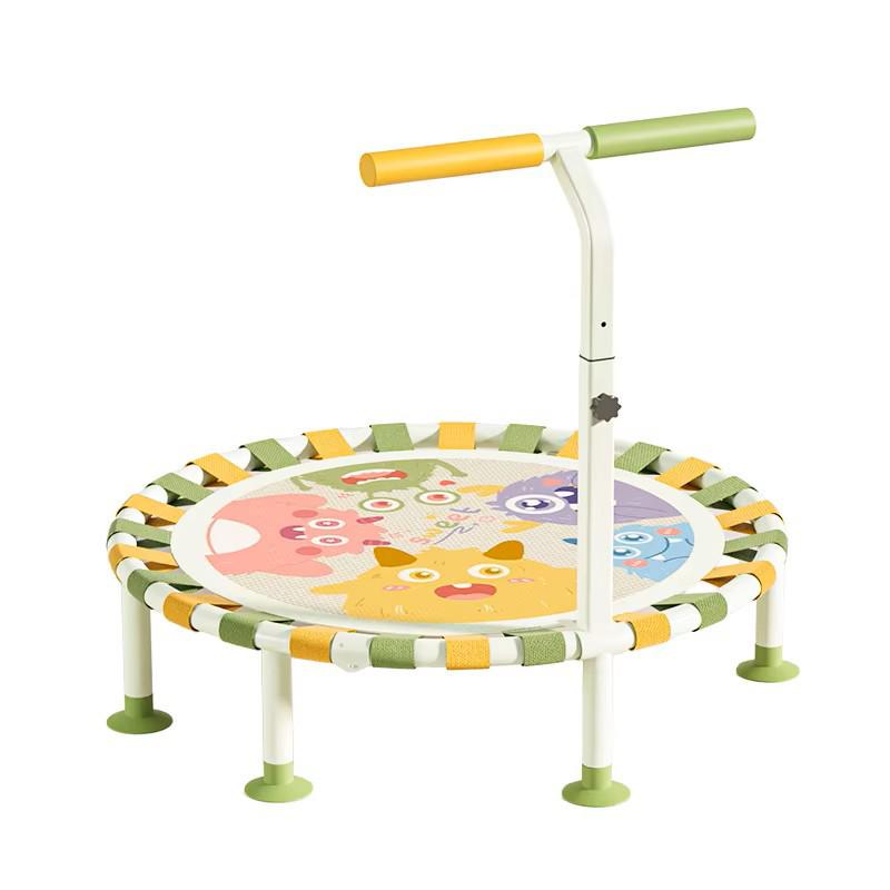 Qiaole Bear Indoor Children s Foldable Trampoline зелёный