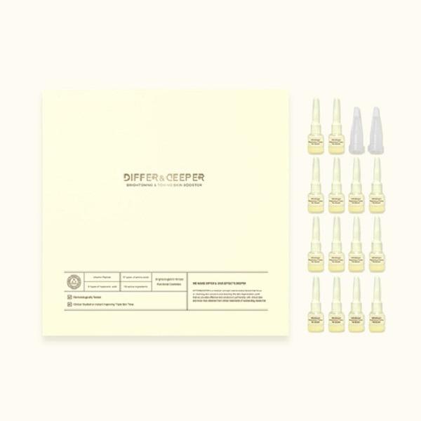 [DIFFER&DEEPER] Brightening & Toning Skin Booster 14 Count (2ml)