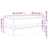 Minimalist French Square Sofa Table, Creative Side Table for the Living Room, Functional Minimalist Tea Table, 90x50x40 Cm