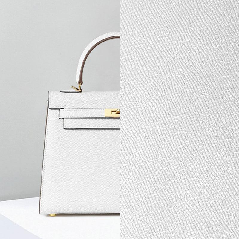 The Second Generation Kelly Bag Palm Pattern Cowhide Shoulder Bag Women's Leather Versatile Commuter Messenger Portable Kelly Bag