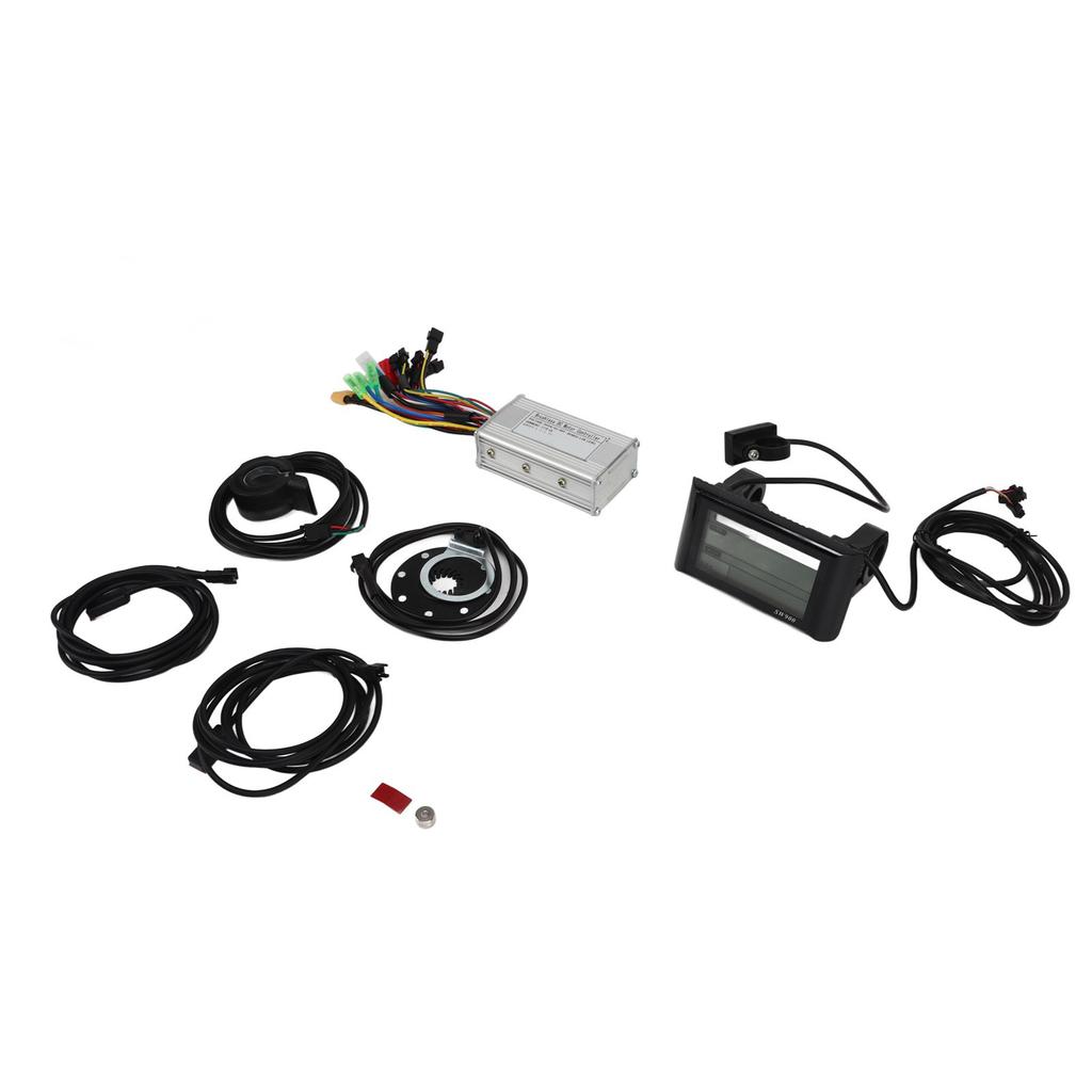 Electric Bike Conversion Kit 17A Controller SW900 Panel 130X Thumb Throttle Power Off Sensor for