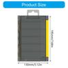 Organizers Lure Organizers Clear Tray Tool Box Baits Separator Fishing Tackle Box Lure Storage Box Trays