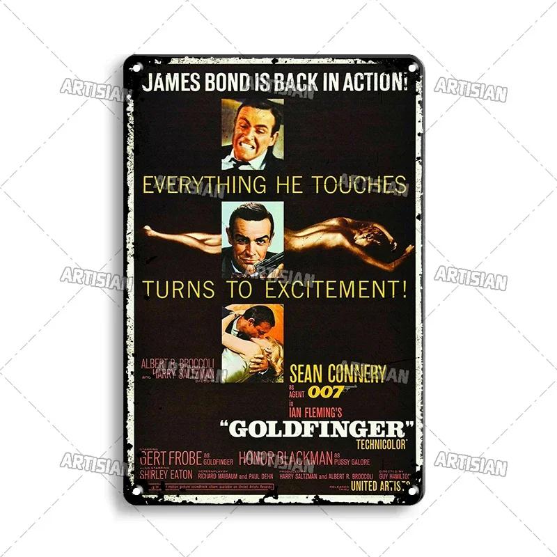 Movie Decorative Plate Rusty Metal Tin Sign Bar Home Club Industrial Decor Vintage Metal Plaque Film Poster Board Wall Signs