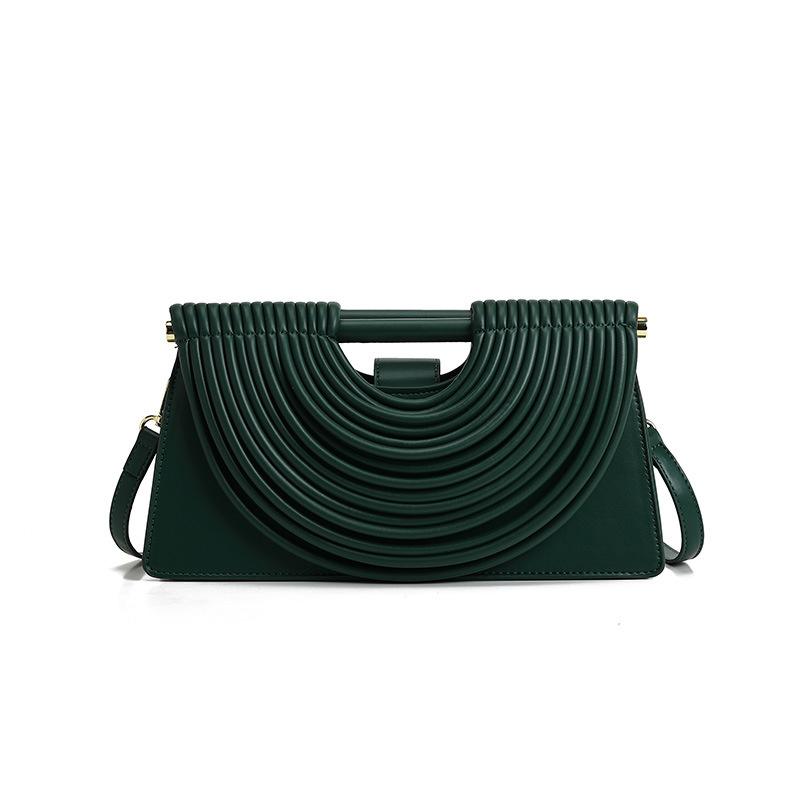 European And American Style Woven Fashion All-Match Retro Women Handbag Ladies Solid Color Portable Shoulder Messenger Bags