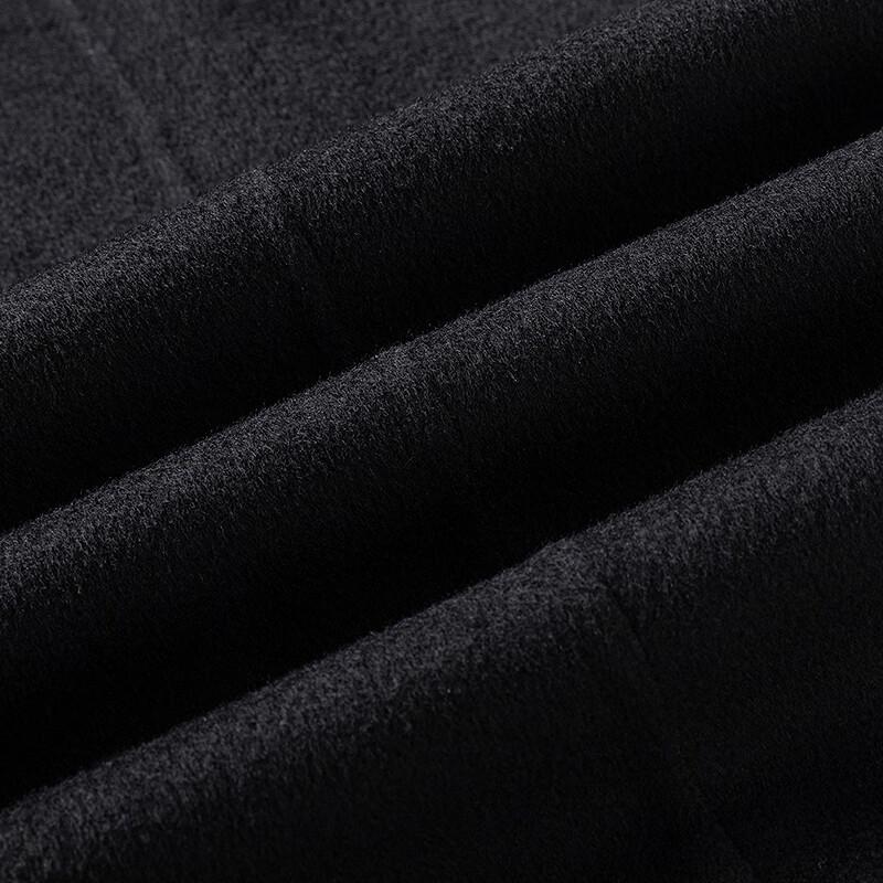 FAPAI Men's Detachable Goose Down Wool Overcoat