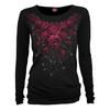 Spiral Direct Unisex Adult Blood Rose Baggy Long-Sleeved T-Shirt