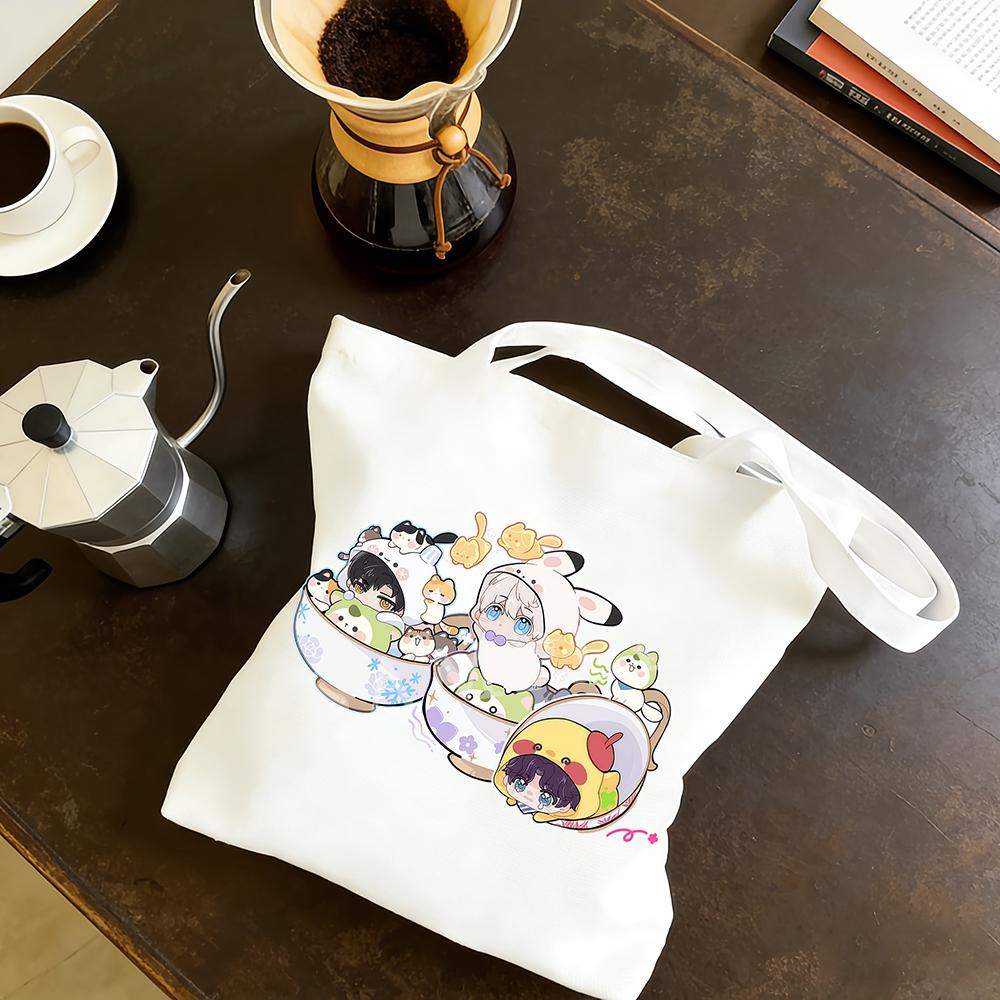 

Любовь и Космос Мультяшный Персонаж Чашка для Чая Холщовая Сумка Рафаэль Зейн Ксавьер 30x35/35x40СМ Аниме Косплей Сумка через Плечо Подарок для Фанатов