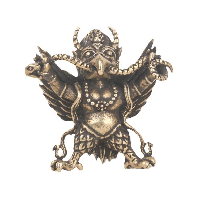 

Китайская мифология Самая большая птица Дапэн Металлическая фигурка Украшение для стола Божественные звери-хранители Винтажное украшение для дома