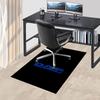 1pc DAF Home Office, Durable Polyester Floor Mat with Easy, Office Decor, Urban Style, Nonslip Backing
