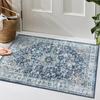 Vintage Indoor Rug for Entryway,Low Pile Washable Area Rug with Non Slip Backing, Small Entry Door Mat for Insides House,
