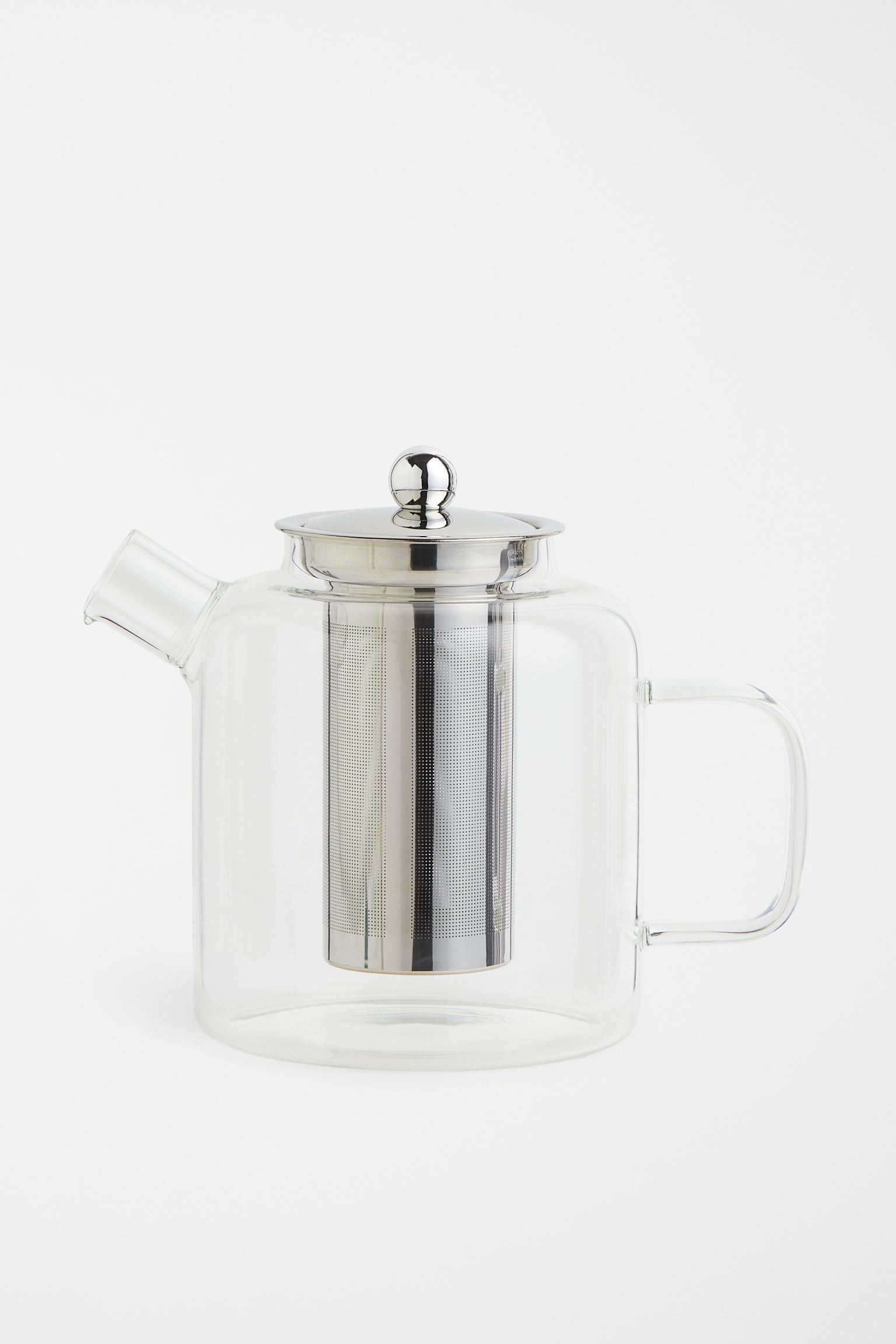 

Large glass teapot