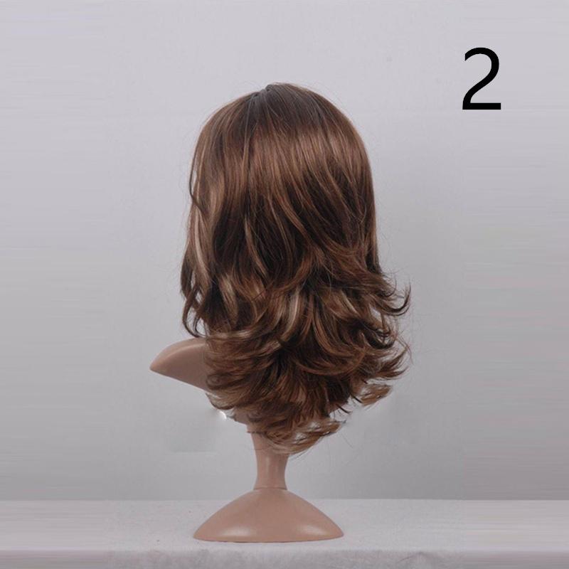 Fashion New Medium and Long Hair Fashion Wig 1pc