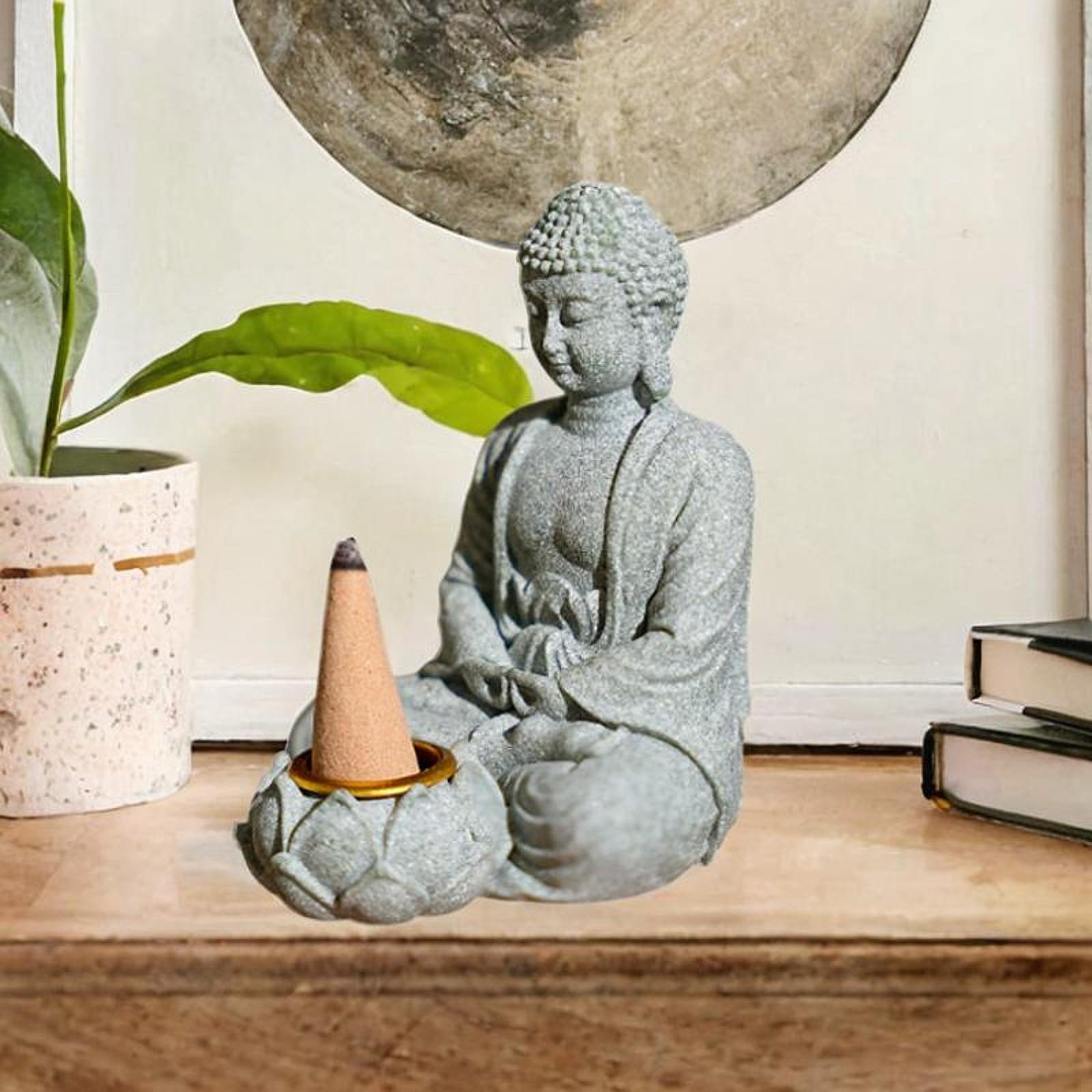 

Статуя Будды, держатель для благовоний, подставка для благовоний, центральный элемент коллекции, благовония Дзен