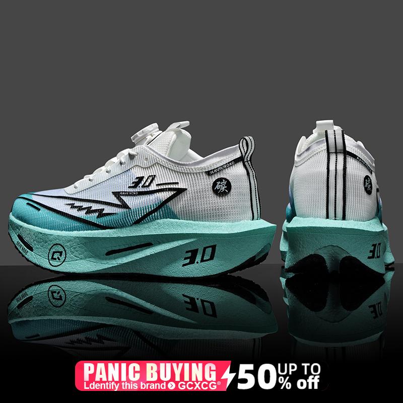 Running Shoes Carbon Board Speciality Marathon Men Sports Breathable Lightweight Women's Comfortable Athletic Nonskid Sneakers