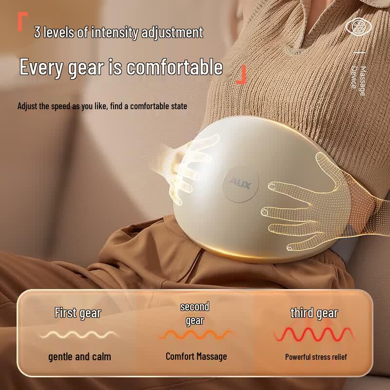 Aux Smart Bian Stone Waist & Abdominal Massager CN Plug (adapter Included)