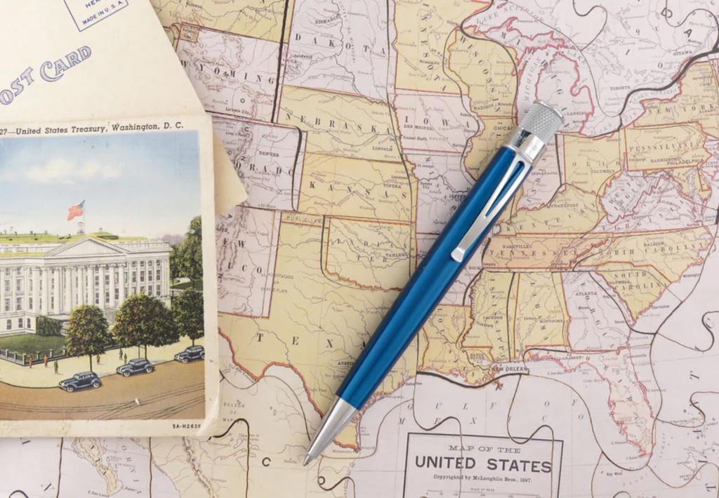 Retro 1951 Rollerball Tornado Classic Lacquers Peacock VRR-1309