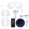 EMS V-Shape Facial and Eye Massager: Anti-Wrinkle Low-Frequency Pulse Electrotherapy Muscle Stimulator