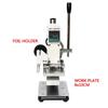 ZONESUN Two Work Plate Hot Foil Stamping Machine Manual Bronzing Machine for PVC Card Leather and Paper Stamping Machine