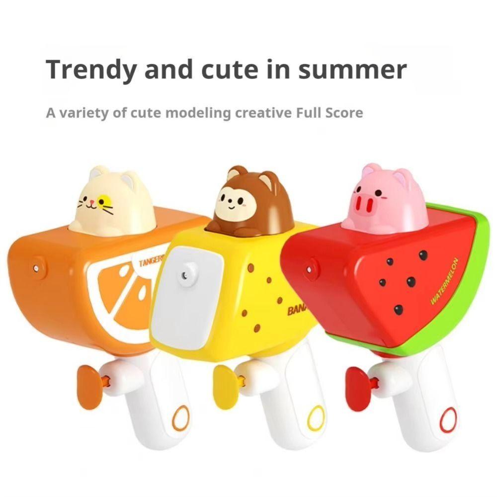 Animal Design Orange Bath Fountain Toy Press Type Water-Sprinkling Festival Sprinkler  Summer