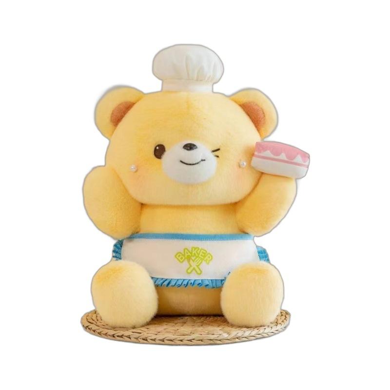 

Baked Doll Bear Plush Toy Fashion Comfortable Cute Delicate Girl Birthday Gift 35cm/13.78in