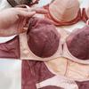 Summer Women Underwear Sexy Lace Deep V Push Up Bra Set Comfortable Underwie Bralette Female Plus Size Thin C D E Cup Lingerie