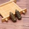 Brass Mantra Buddhist Pendant For Keychains Chinese Sutra Book Key Hangings