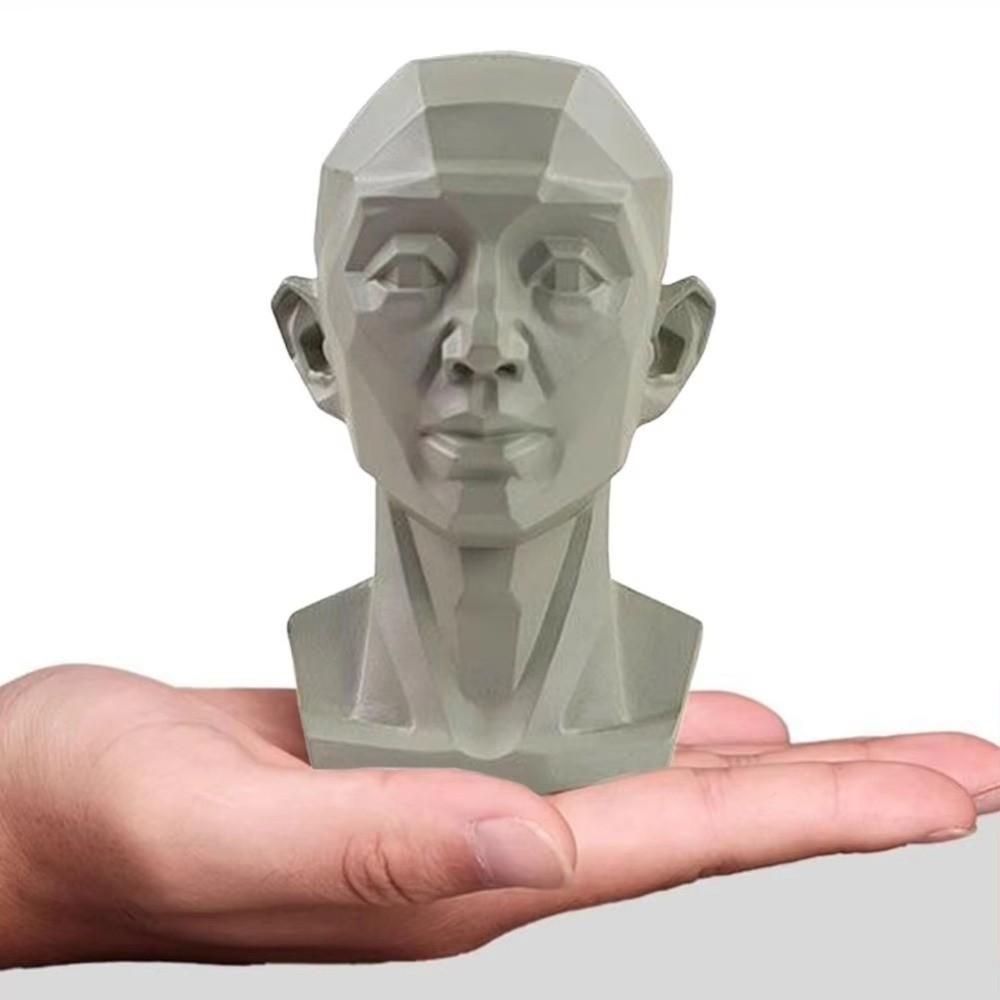 Still Life Ornament Planar Head Model Resin Skecthing Painting Sculpture  for Art Beginner