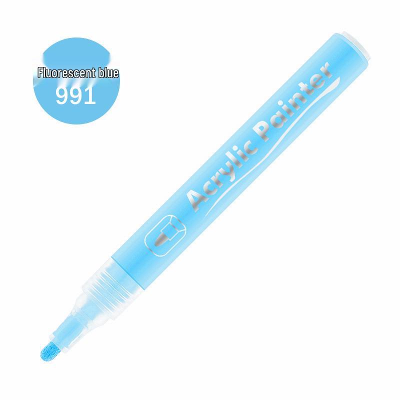 Guan Na 48-Color Waterproof Acrylic Markers for Ceramic, Stone, Graffiti & Coloring