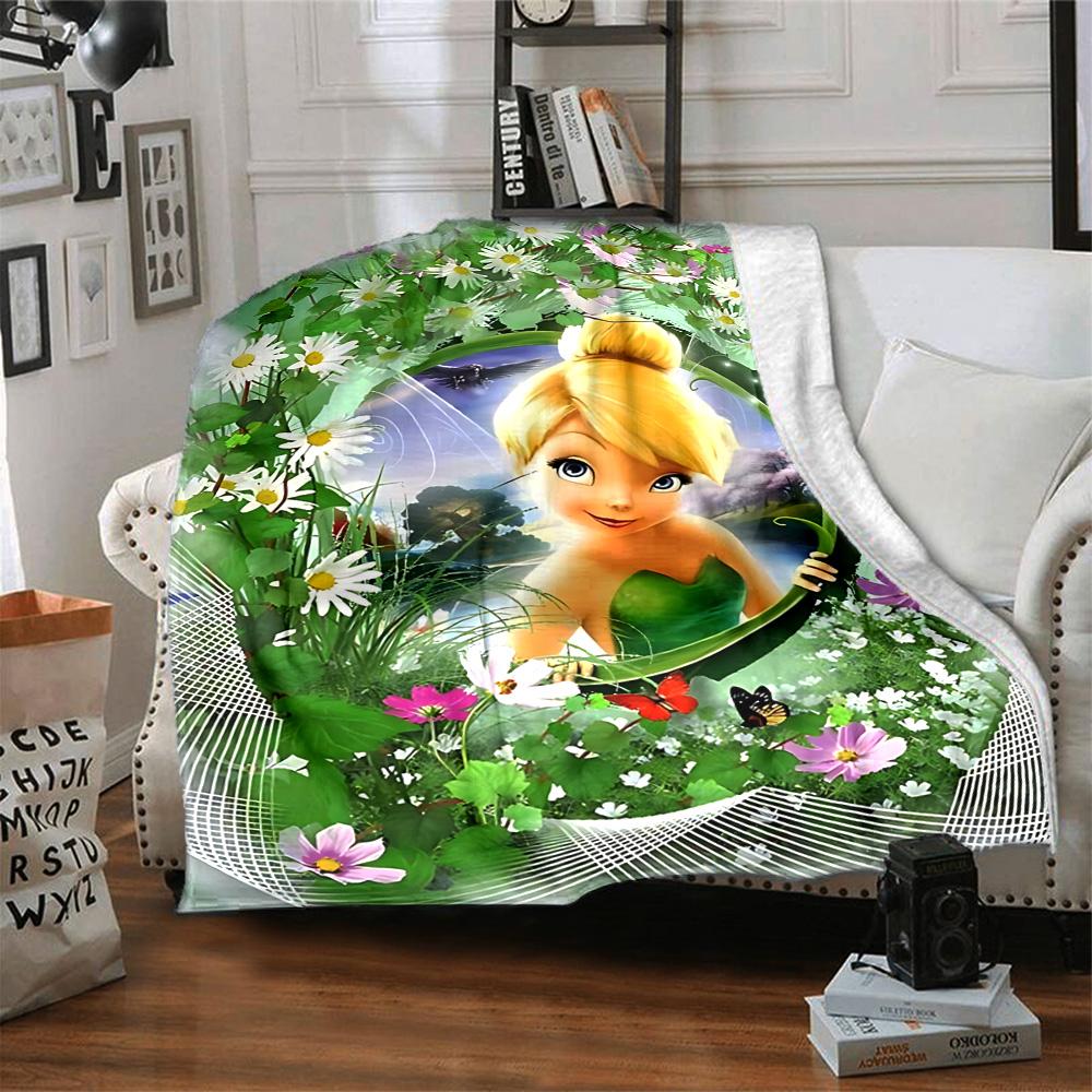 1pc Forest Fairy Flannel Blanket,Ultra Soft Warm Plush Throw for Home Bedroom Bed Sofa Cover Camping Picnic Gift Y7241