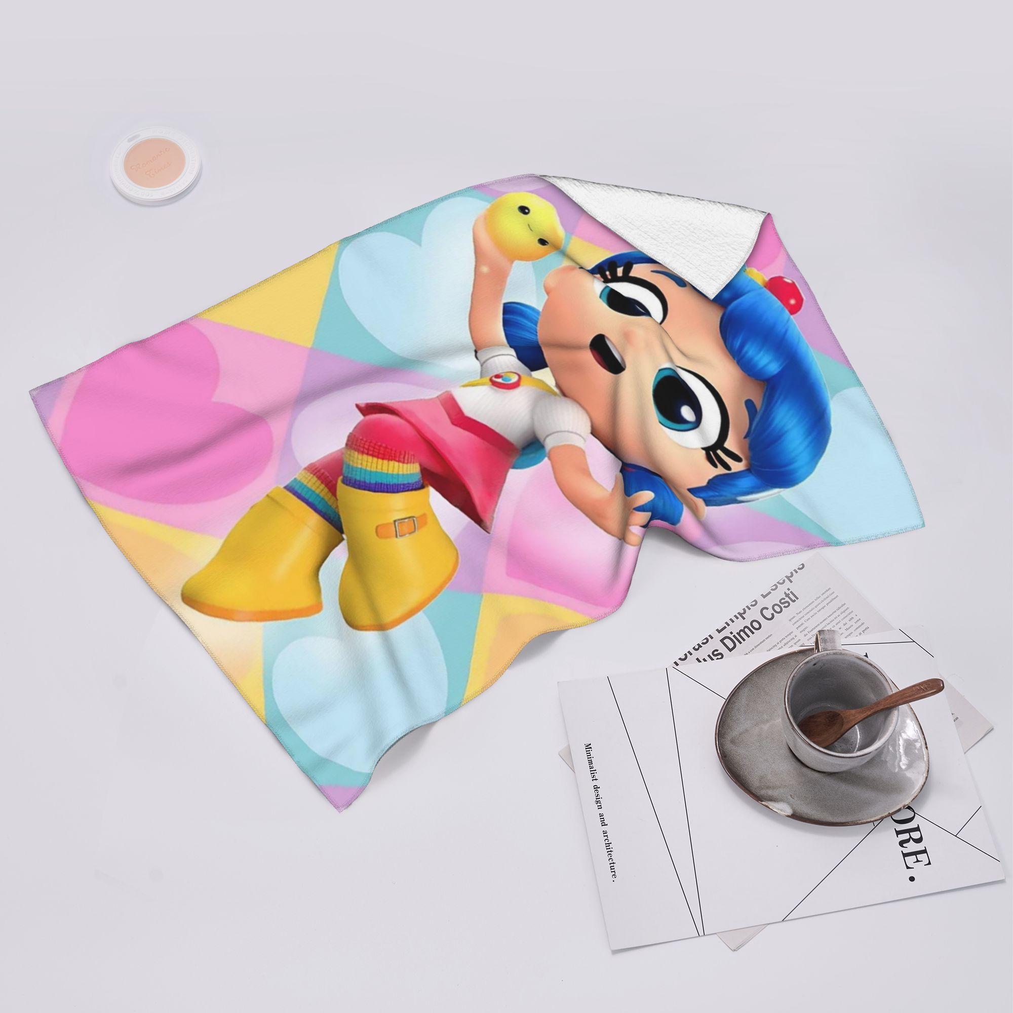 Ka Chen Muxi White True And The Rainbow Kingdom Soft Face Towel Quick Dry Pool Bath Cotton Towels Breathable