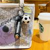 Creative Acrylic Football Pendant Cartoon Backpack Keychain - 6 Colors, Perfect Couple Gift
