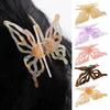 Hair Claw Hollow Butterfly Shape Back Head Shower Clip Strong Grip Medium Size Shark Hair Claw Versatile Hair Accessory