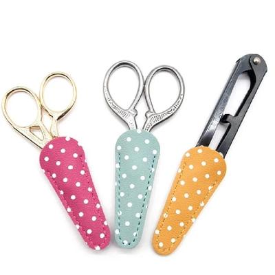 Stickschere Schutzhüllen PU Leder Scherenhülle Nähwerkzeug DIY Scherenhülle Haushalt Bunte Schutztasche