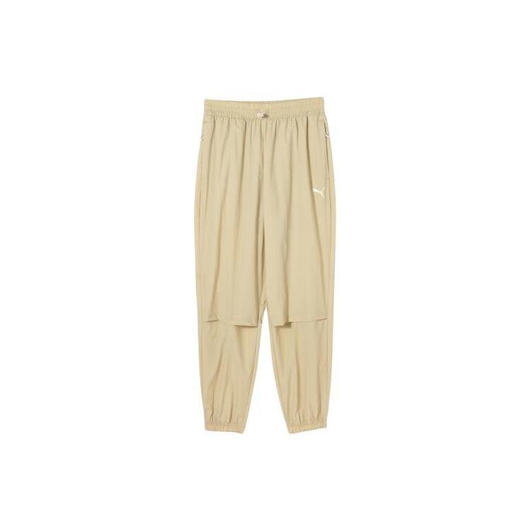 PUMA Metropolitan Rideruv Logo Pants Beige Men s 628373-90 L