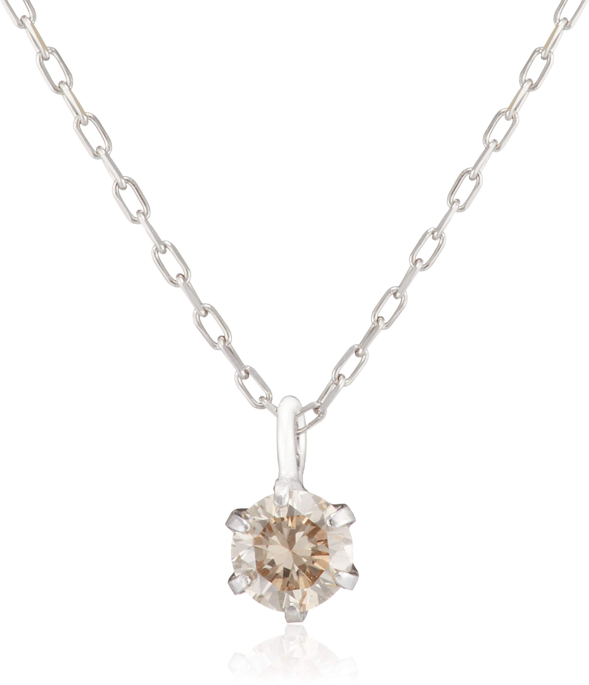 

Estelle Platinum Champagne Diamond Necklace (0.1ct) 0442-0001-0020-0000 (Web Exclusive)