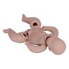 60cm Unpainted Reborn Baby Doll DIY Lifelike Infant Toddler Doll Mold Parts Set Toy