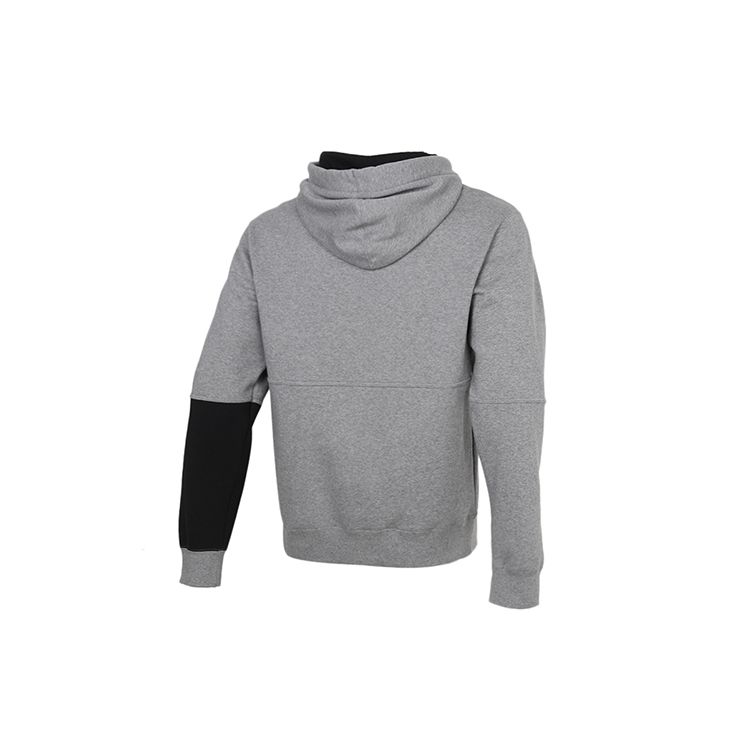 Nike Kyrie Sports Running Training Spliced Fleece Hoodie Men Hoodie Carbon-Grey CK6746-091