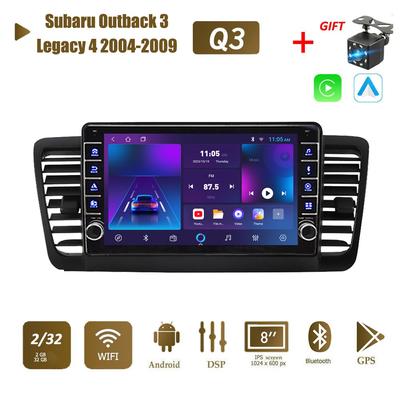 Android pour Subaru Outback 3 Legacy 4 2004-2009 avec bouton bouton voiture CarPlay Radio vidéo multimédia GPS lecteur 2 + 32GB