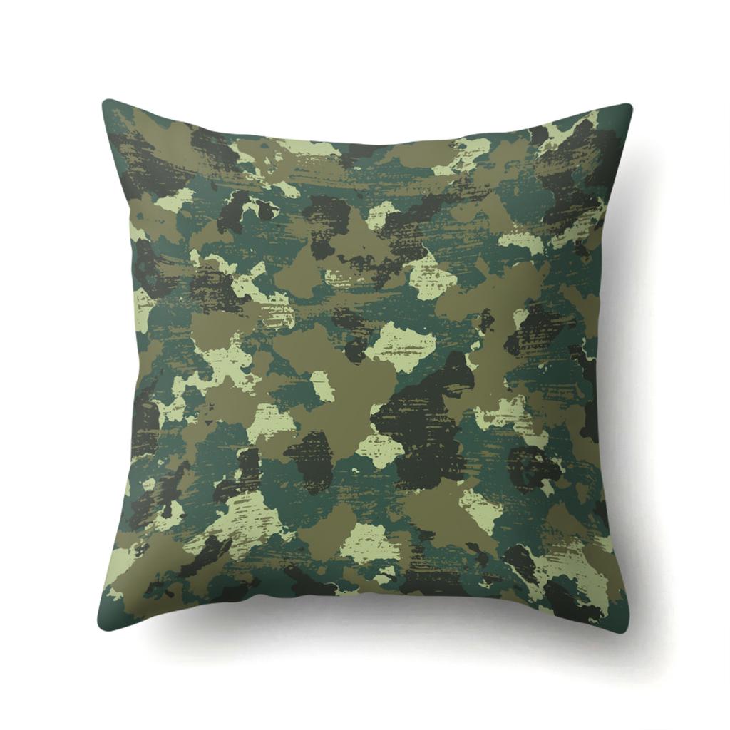 Kontorpute Putetrekk Fargerik Bølgete Kamuflasje Midjepute Kreativ Hjem Sofa Putetrekk