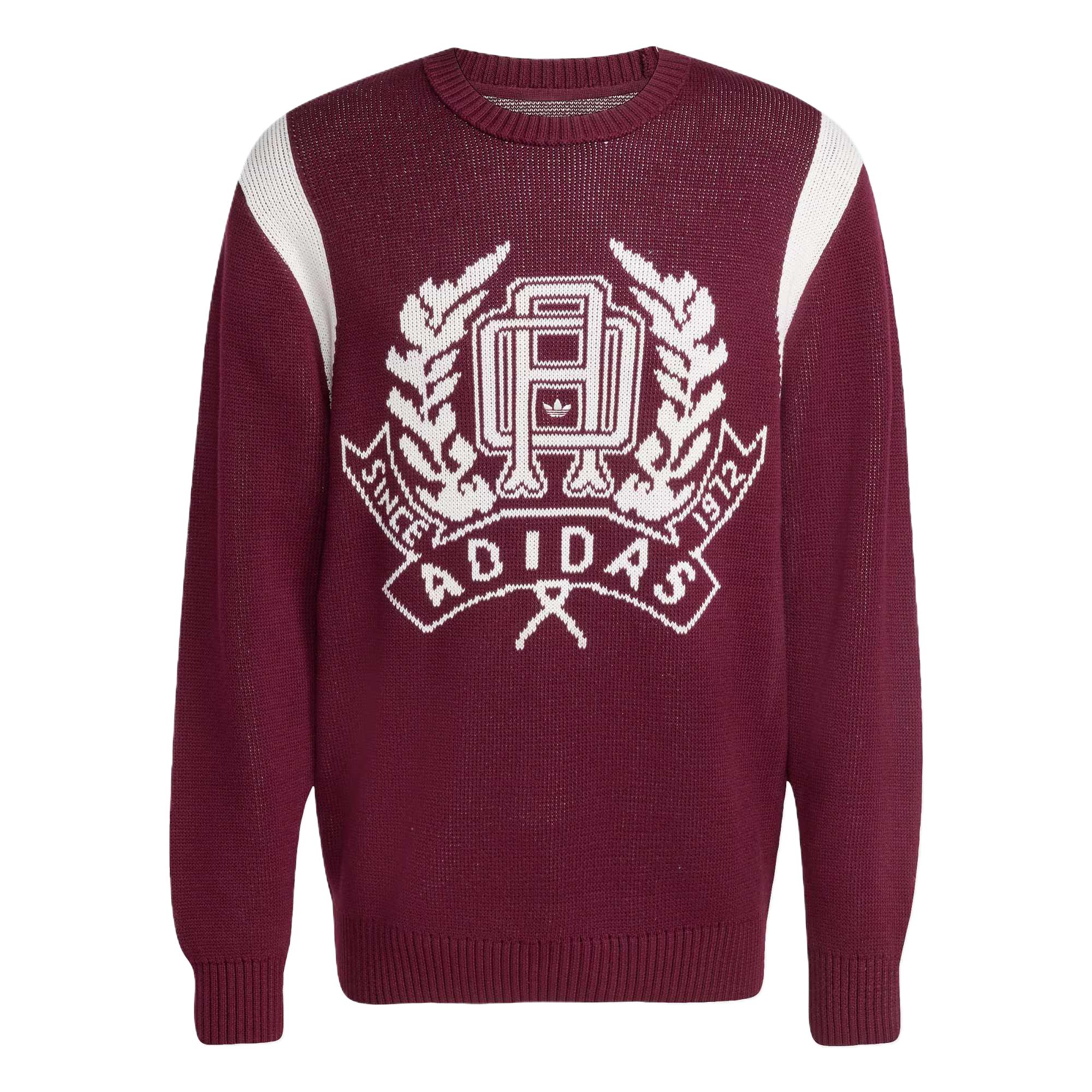 

Adidas Originals Knitted Pullover Long Sleeve Round Neck Sweater Men sweater JX8215 XS